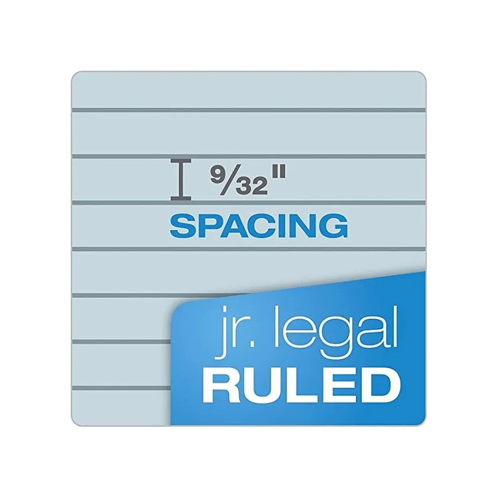 Notepads|TOPS Prism+ Writing Notepads, 5" x 8", Narrow Ruled, Blue, 50 Sheets/Pad, 12 Pads/Pack (63020)