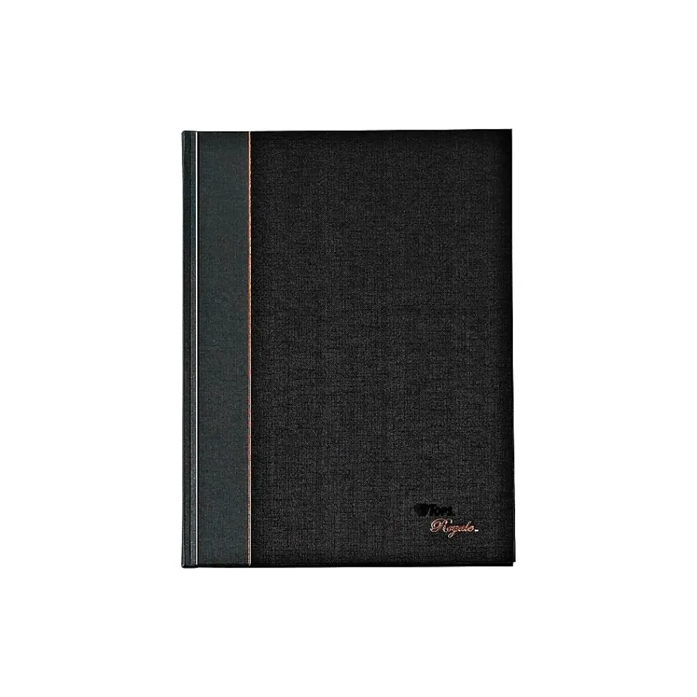 Notebooks|TOPS Royale Professional Notebooks, 8" x 10.5", College Ruled, 96 Sheets, Gray/Silver (25231)