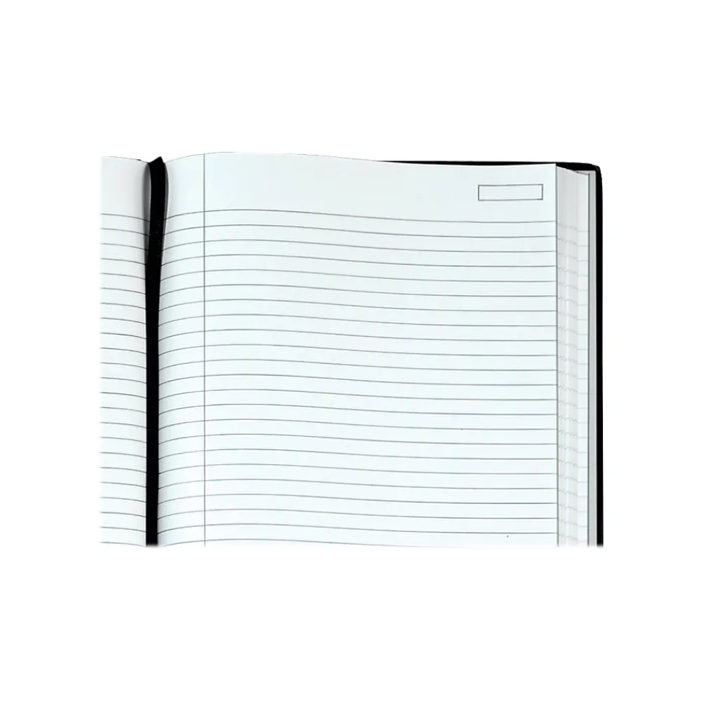 Notebooks|TOPS Royale Professional Notebooks, 8" x 10.5", College Ruled, 96 Sheets, Gray/Silver (25231)
