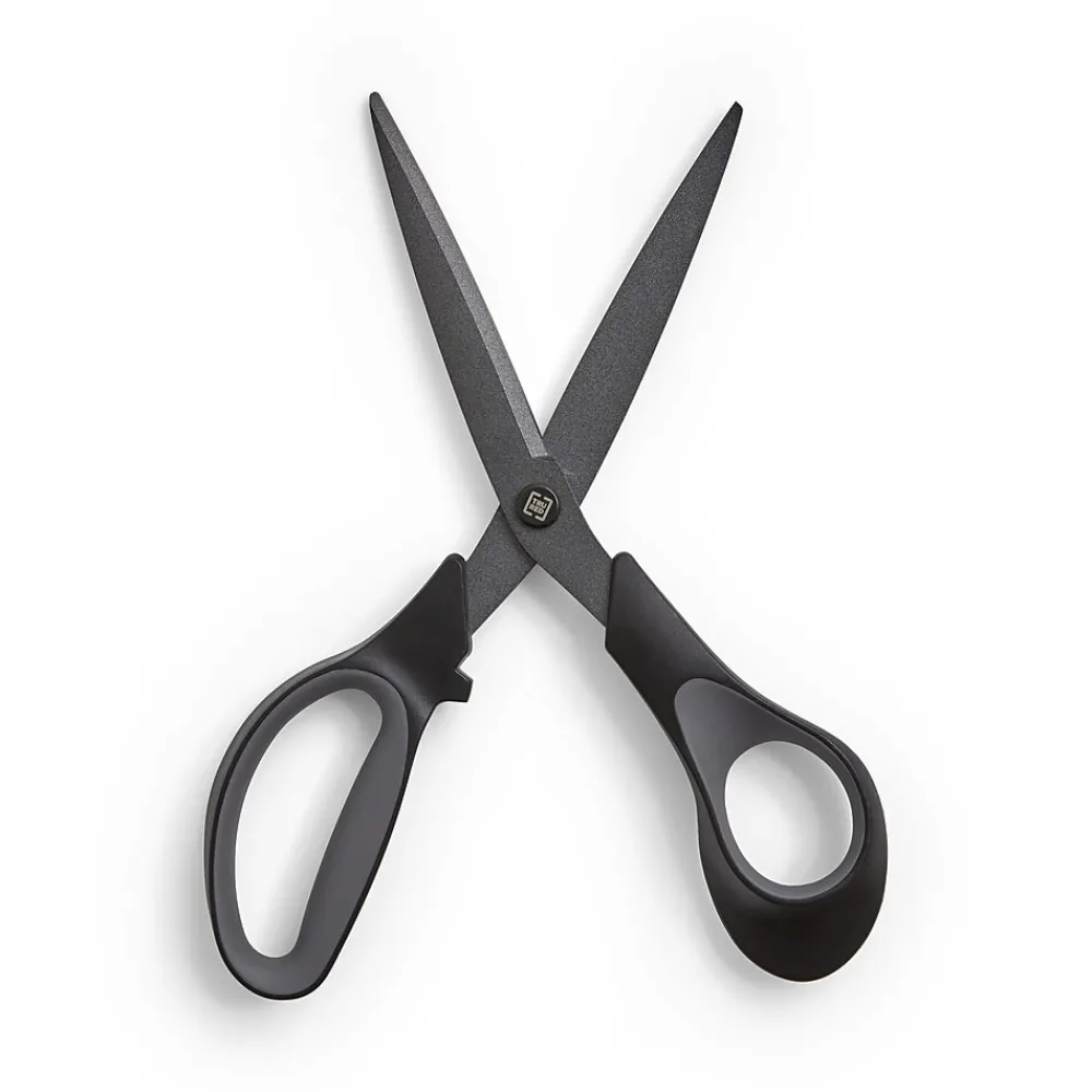 Scissors|TRU RED ™ 8" Stainless Steel Scissors, Straight Handle, 2/Pack (TR55013)