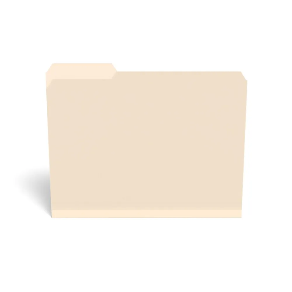 File Folders|TRU RED ™ File Folder, 3-Tab, Letter Size, Manila, 12/Pack (TR36049)