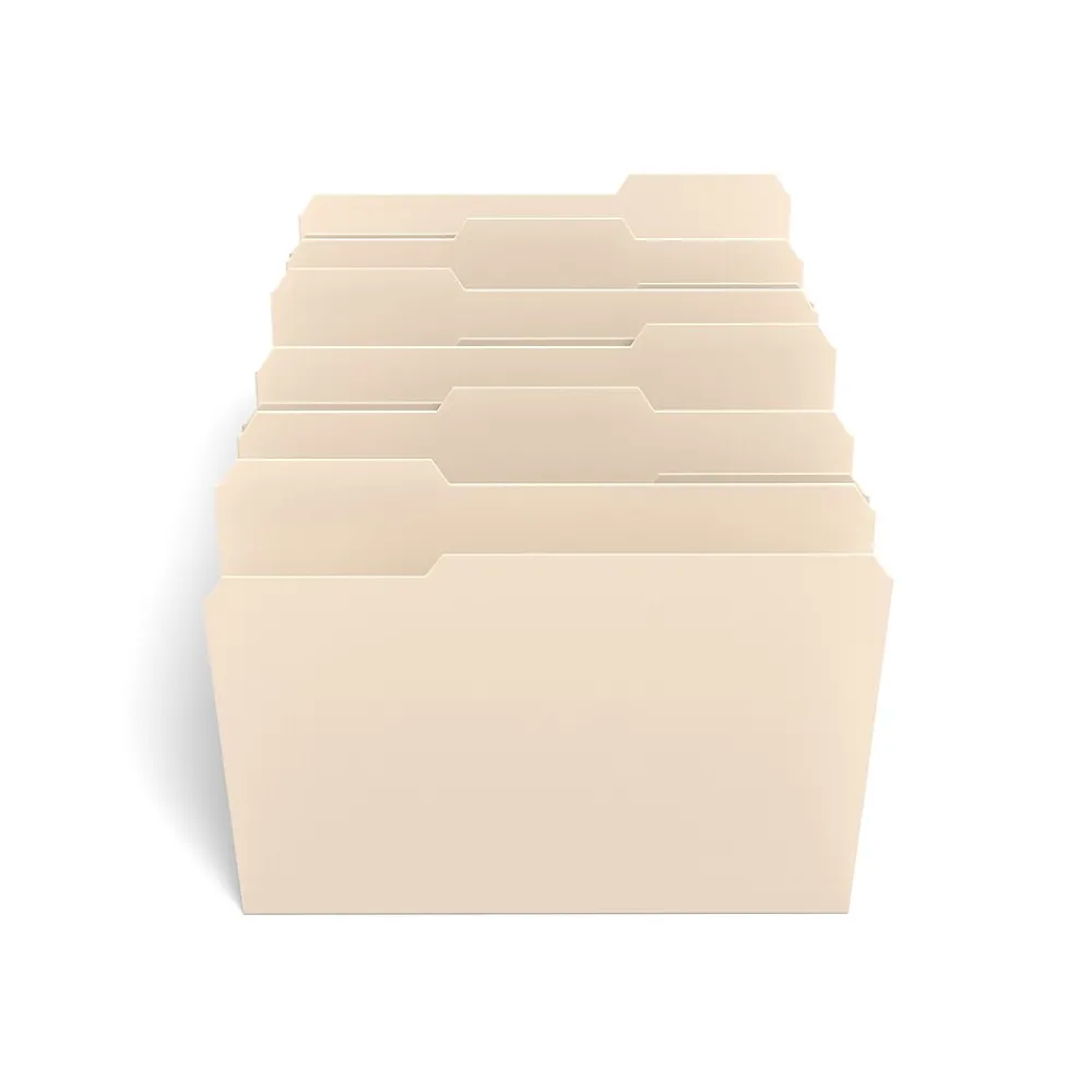 File Folders|TRU RED ™ File Folder, 3-Tab, Letter Size, Manila, 12/Pack (TR36049)