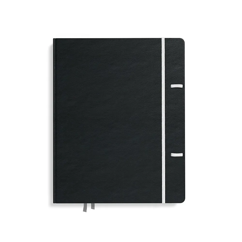 Journals|TRU RED ™ Large Explore Journal, Dotted, Black (TR58430-CC)