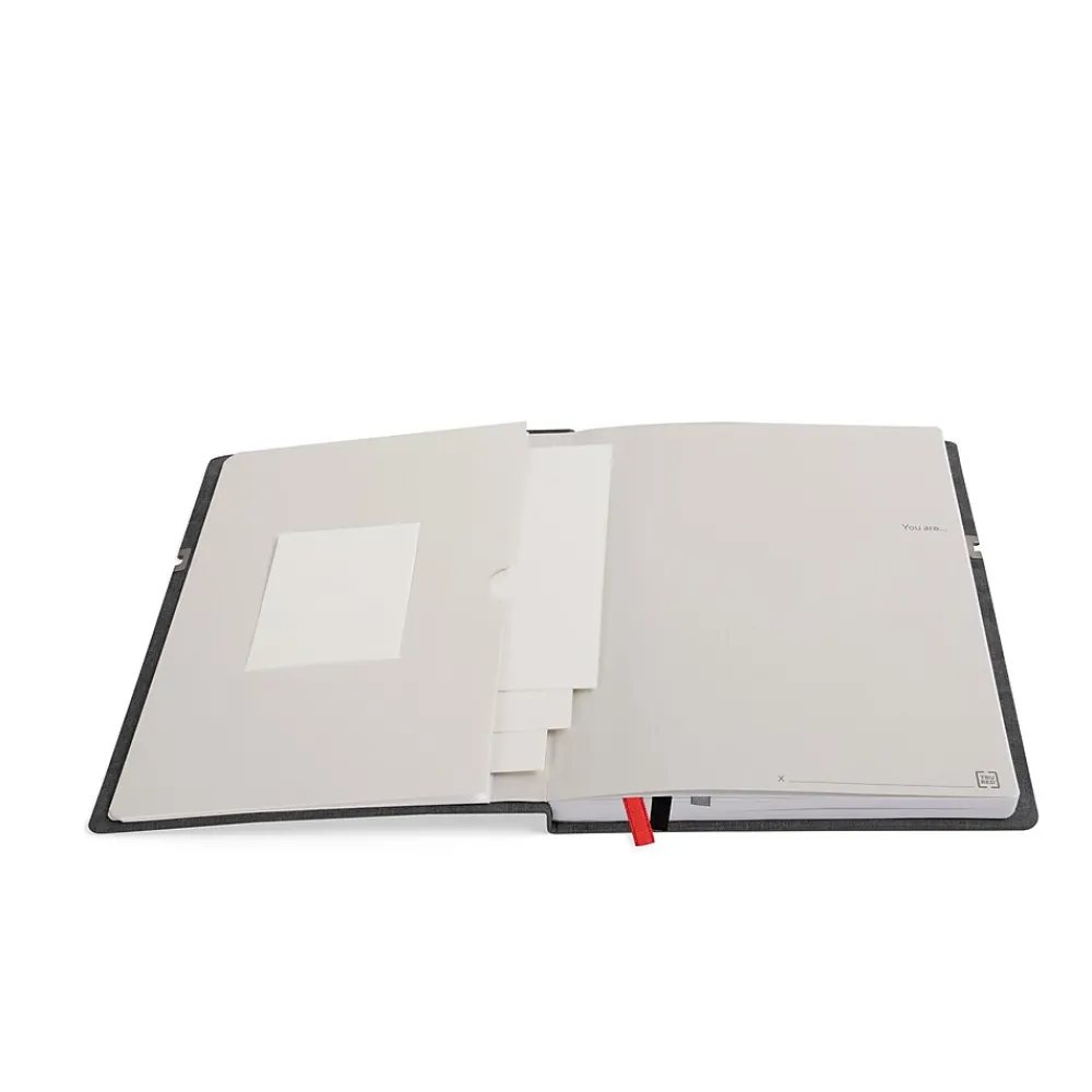 Journals|TRU RED ™ Large Mastery with Pocket Journal, /Red (TR58437) Charcoal