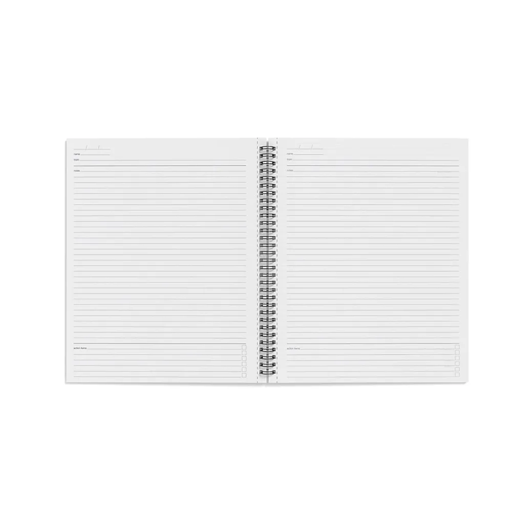 Subject Notebooks|TRU RED ™ Large Soft Cover Meeting Notebook, Black (TR54985)