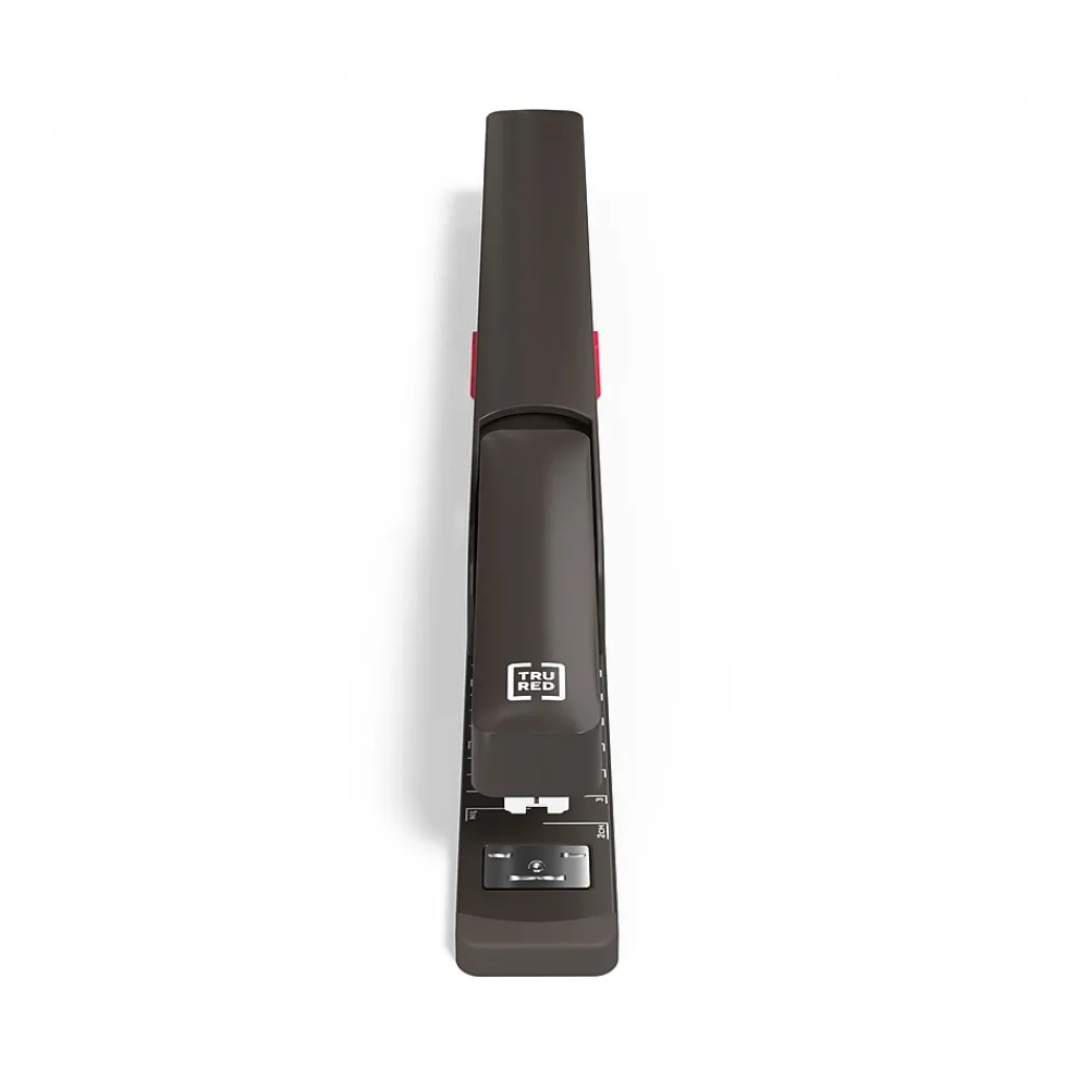 Staplers|TRU RED ™ Long Reach Stapler, 20-Sheet Capacity, Black (TR58085)