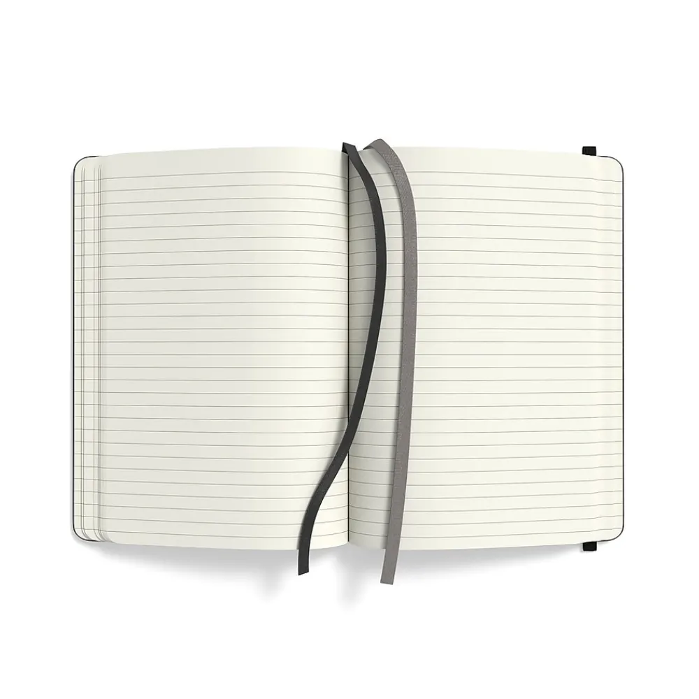 Journals|TRU RED ™ Medium Flexible Cover Ruled Journal, Black (TR54777)