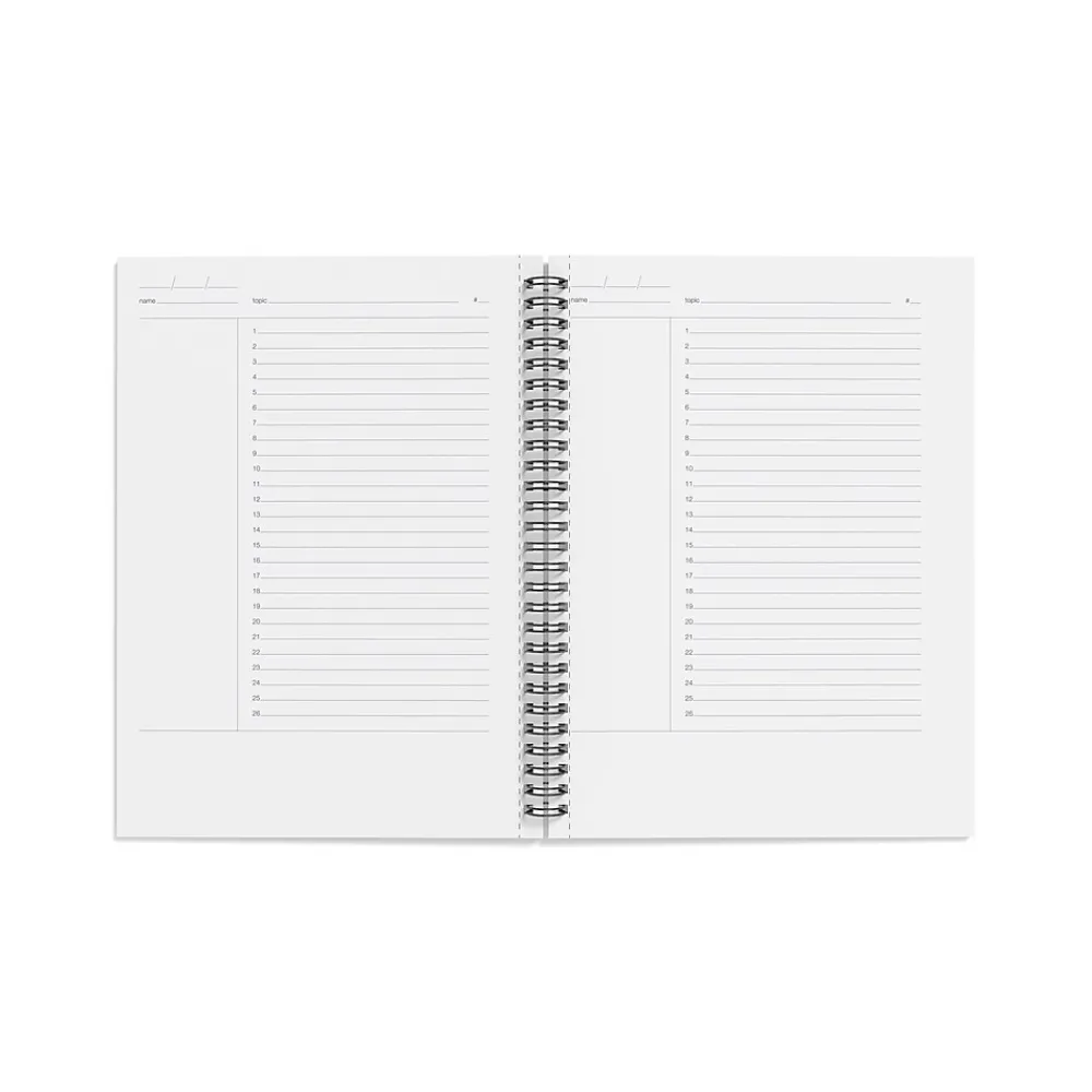 Subject Notebooks|TRU RED ™ Medium Soft Cover Project Planner Notebook, Black (TR54989)