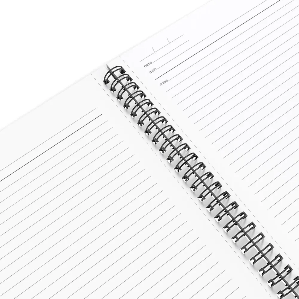 Subject Notebooks|TRU RED ™ Medium Soft Cover Meeting Notebook, Black (TR54988)