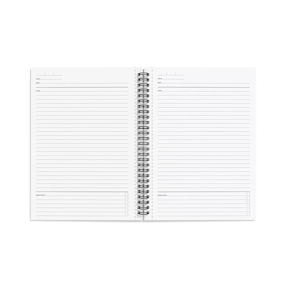 Subject Notebooks|TRU RED ™ Medium Soft Cover Meeting Notebook, Black (TR54988)
