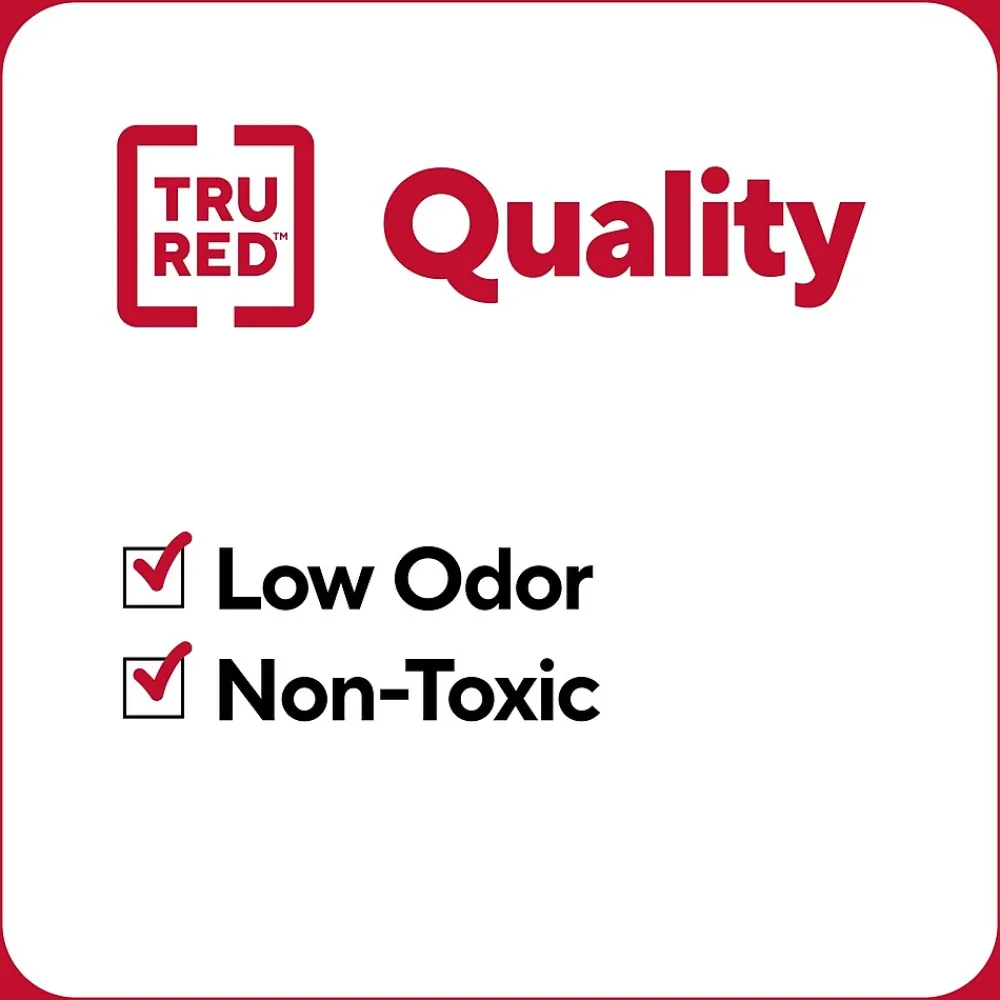 Markers|TRU RED ™ Pen Dry Erase Markers, Ultra Fine Tip, Assorted, 4/Pack (TR61458/TR57422)