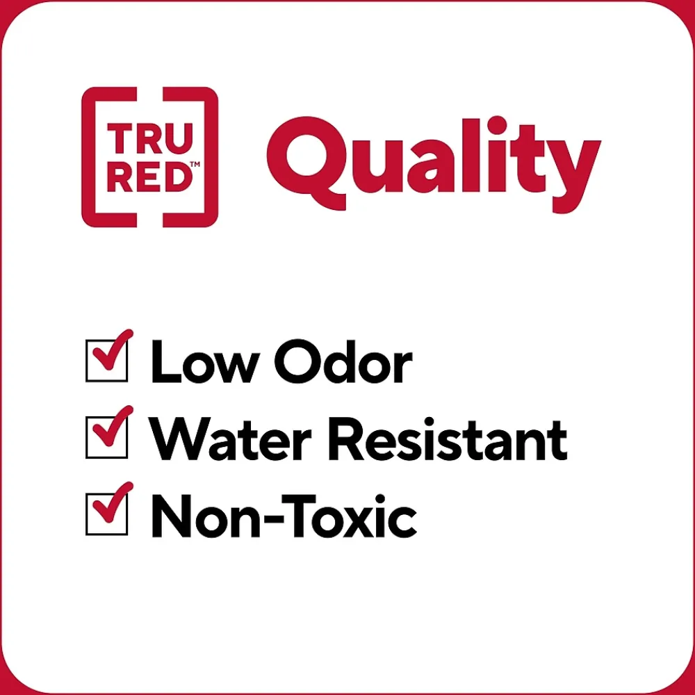 Markers|TRU RED ™ Pen Permanent Markers, Twin Tip, , 4/Pack (TR57829) Black