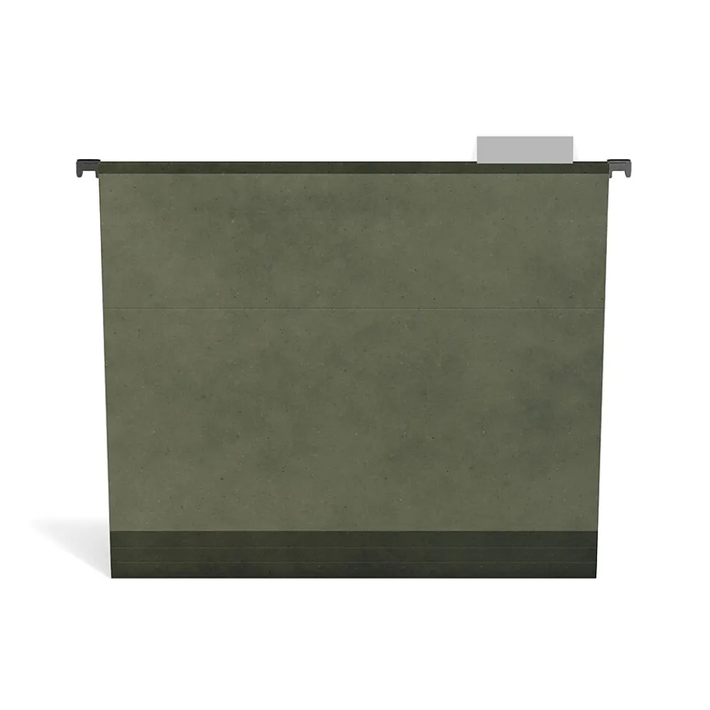Hanging File Folders|TRU RED ™ Premium Hanging File Folder, 5-Tab, Legal Size, Standard Green, 20/Pk (TR45539)