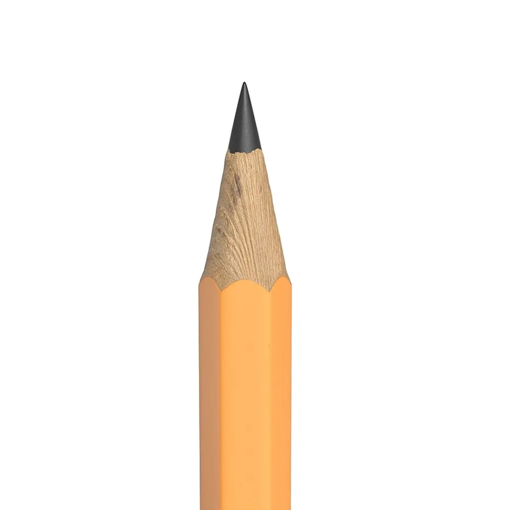 Pencils|TRU RED ™ Pre-Sharpened Wooden Pencil, 2.2mm, #2 Medium Lead, 72/Pack (TR58564)