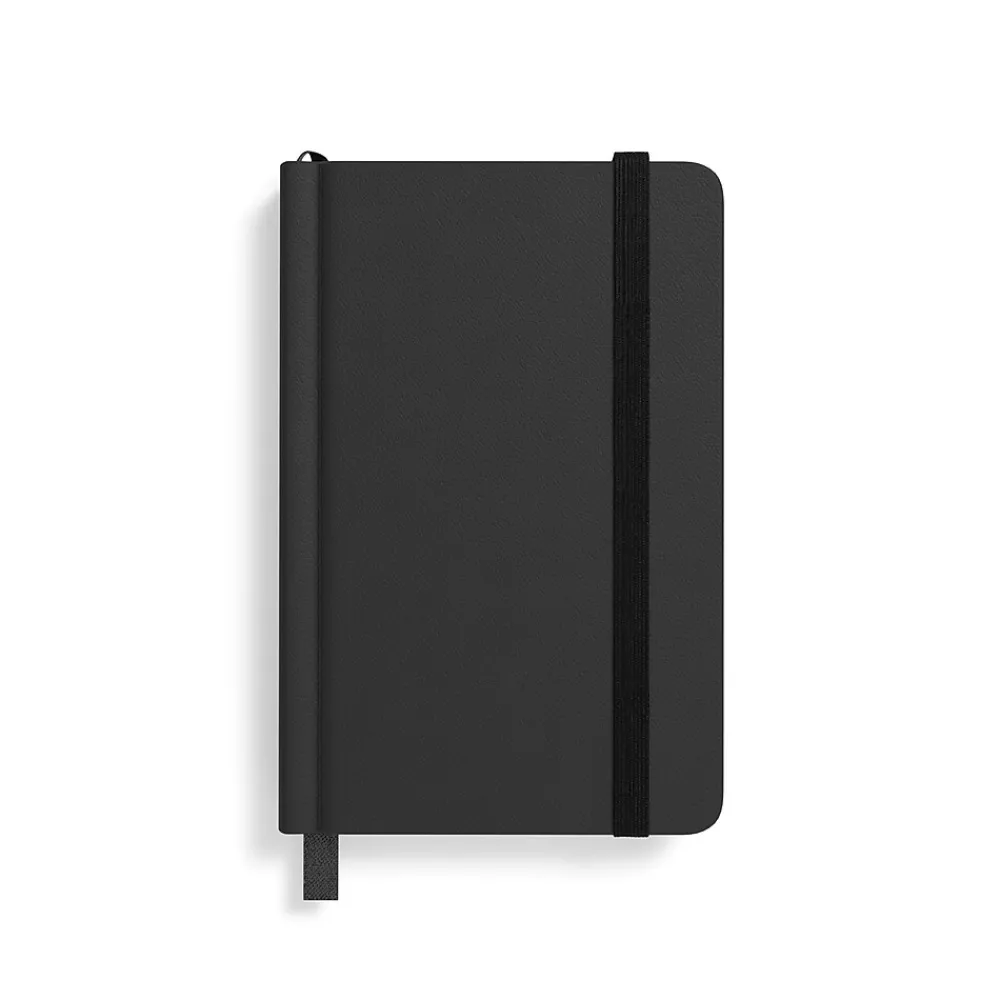 Journals|TRU RED ™ Small Hard Cover Ruled Journal, (TR54770) Black