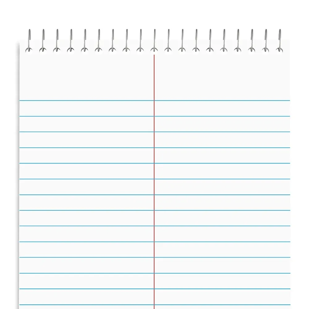 Notepads|TRU RED ™ Steno Pad, 6" x 9", Gregg Ruled, Kraft, 80 Sheets/Pad, Dozen (TR59940/TR58190)