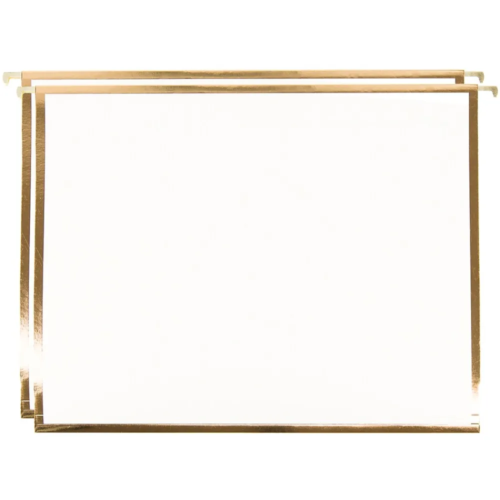 Hanging File Folders|U Brands Classic Heavy Duty Outline Hanging File Folders, Letter Size, Assorted, 6/Pack (3079U04-24)