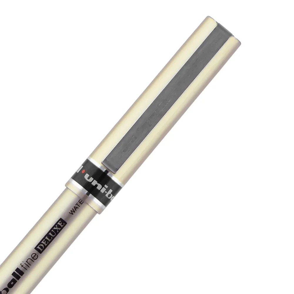 Pens|Uni Deluxe Rollerball Pen,Fine Point, Blue Ink, Dozen (60053)