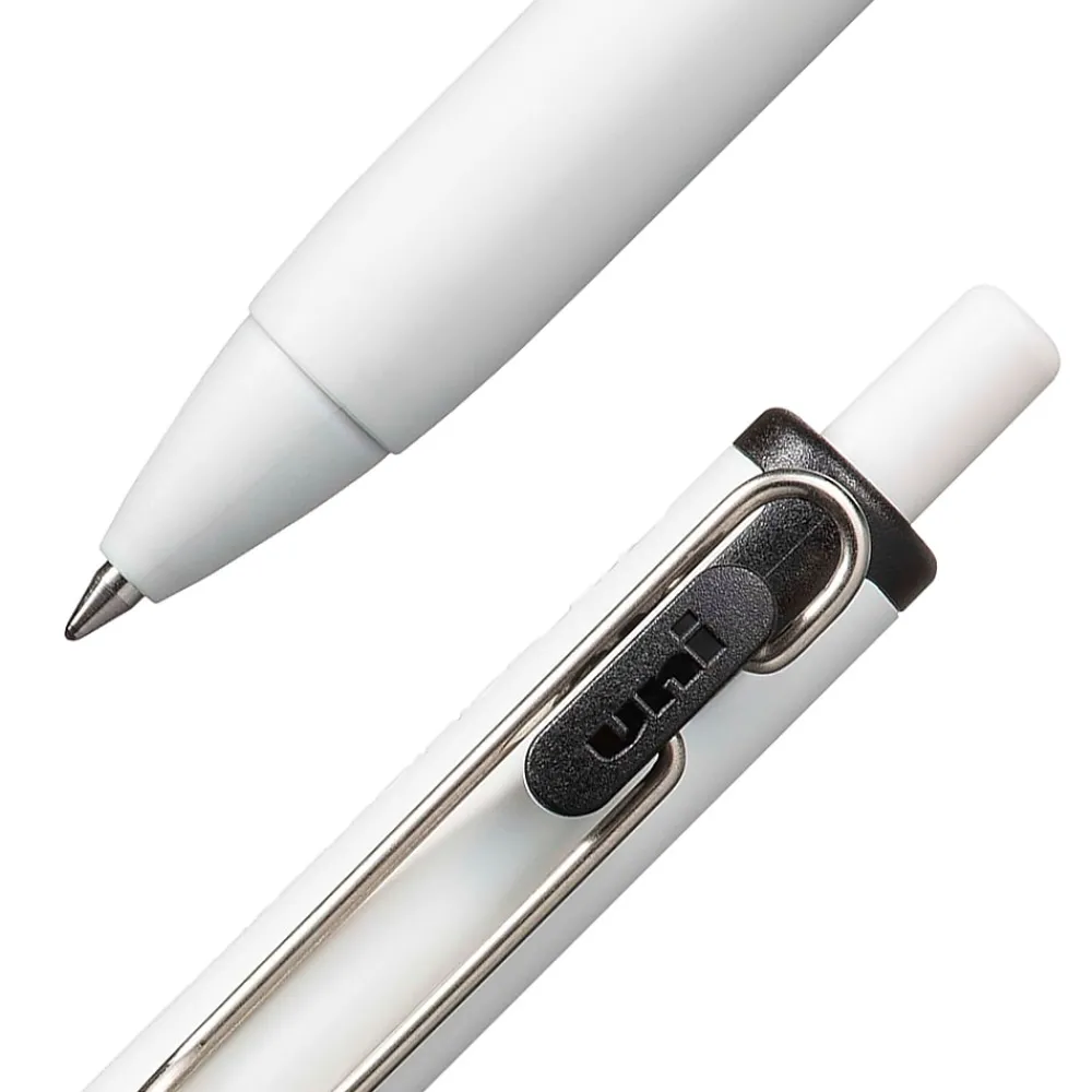 Pens|uni-ball uni one Retractable Gel Pens, Medium Point, 0.7mm, Black/Blue Ink, 5/Pack (70380)