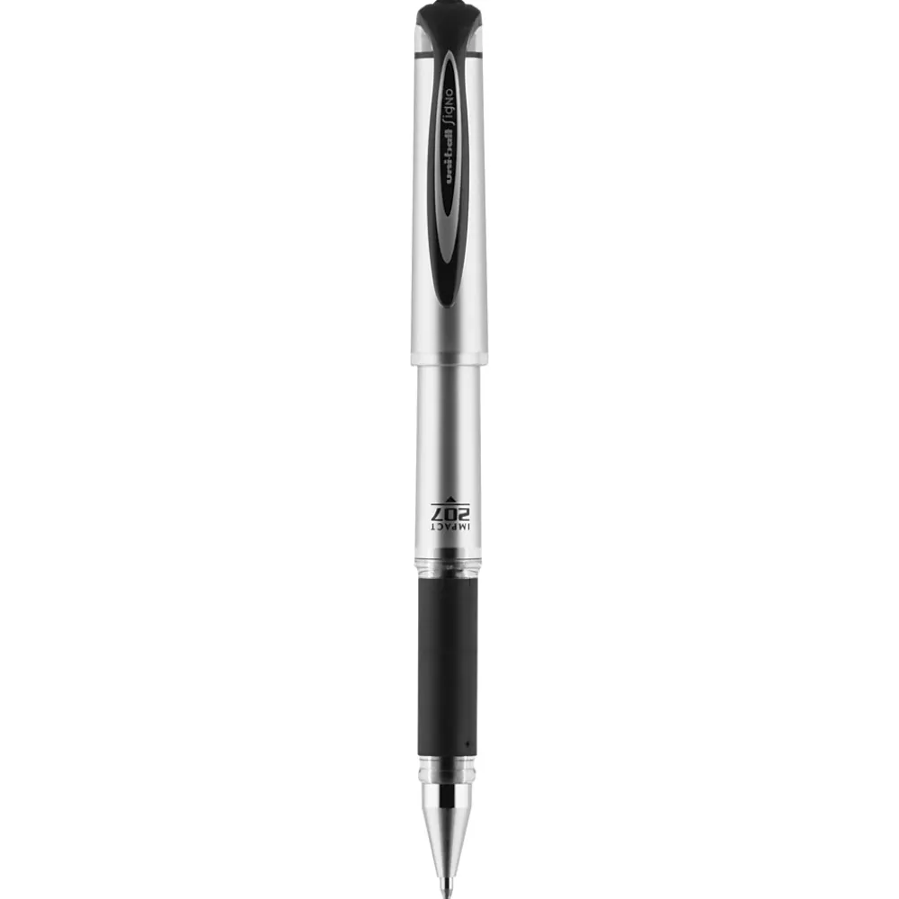 Pens|uni-ball uniball 207 Impact Gel Pens, Bold Point, 1.0mm, Black Ink (65800)