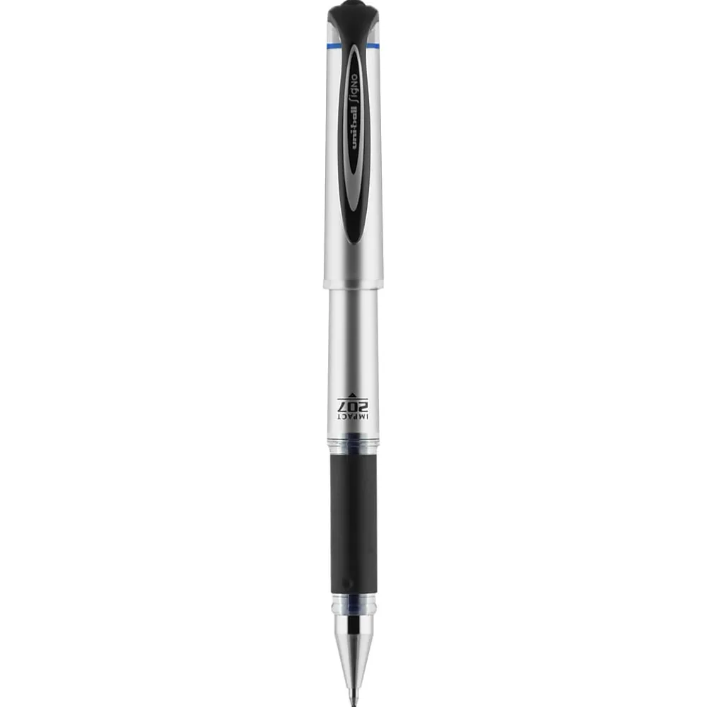 Pens|uni-ball uniball 207 Impact Gel Pens, Bold Point, 1.0mm, Blue Ink (65801)