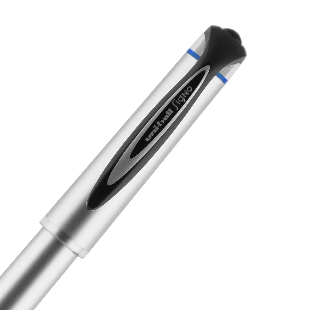 Pens|uni-ball 207 Impact Gel Pens, Bold Point, Blue Ink, 12/Pack (65801)