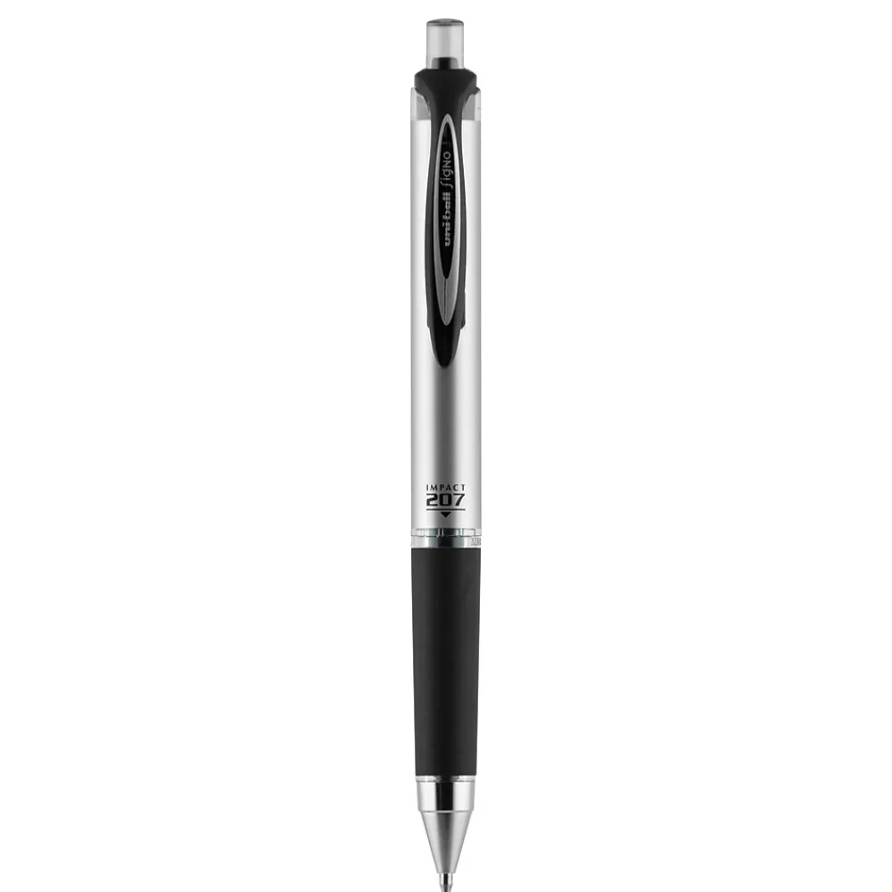 Pens|uni-ball uniball 207 Impact RT Retractable Gel Pens, Bold Point, 1.0mm, Black Ink (65870)