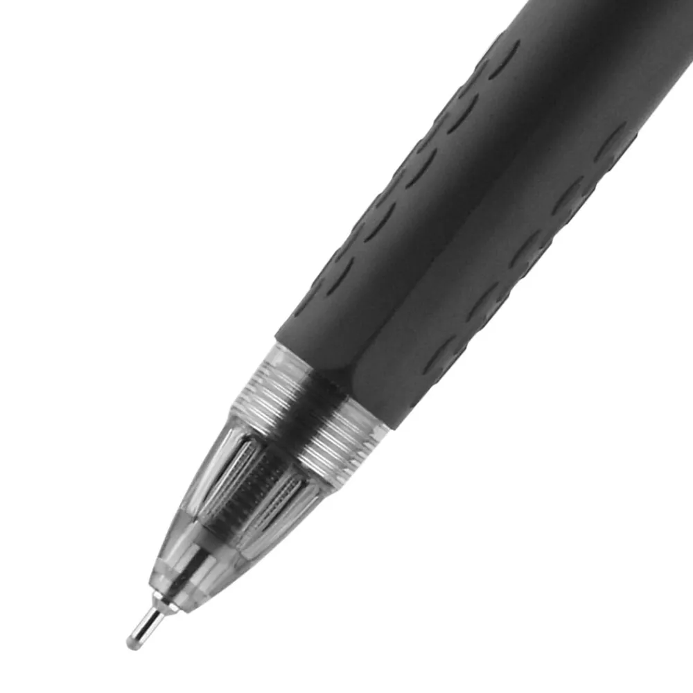 Pens|uni-ball uniball 207 Needle Retractable Gel Pens, Medium Point, 0.7mm, Black Ink, Dozen (1736097)
