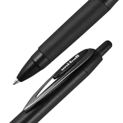 Pens|uni-ball uniball 207 Plus+ Retractable Gel Pens, Medium Point, 0.7mm, Black Ink, 12/Pack (70462)