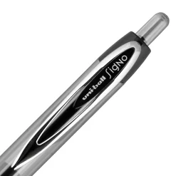 Pens|uni-ball 207 Retractable Gel Pens, Medium Point, 0.7mm, Black Ink, Dozen (33950)
