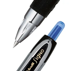Pens|uni-ball uniball 207 Retractable Gel Pens, Micro Point, 0.5mm, Blue Ink, 12/Pack (61256)