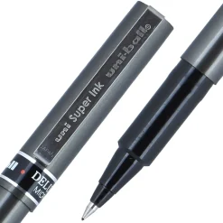Pens|uni-ball Deluxe Rollerball Pens, Micro Point, Black Ink, 12/Pack (60025)