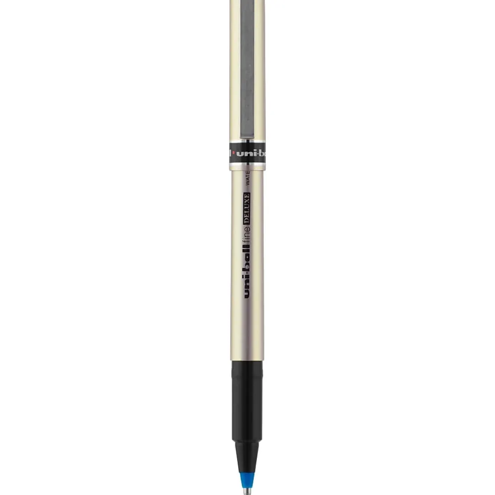 Pens|uni-ball uniball Deluxe Rollerball Pens, Fine Point, 0.7mm, Blue Ink (60053)