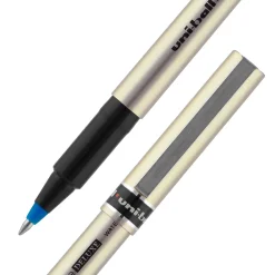Pens|uni-ball uniball Deluxe Rollerball Pens, Fine Point, 0.7mm, Blue Ink (60053)