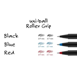 Pens|uni-ball uniball Deluxe Rollerball Pens, Fine Point, 0.7mm, Blue Ink (60053)