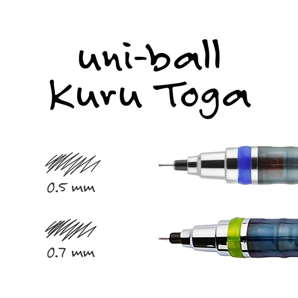 Pencils|uni-ball Kuru Toga Mechanical Pencil, 0.7mm, #2 Medium Lead (1858549)