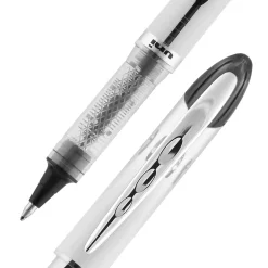 Pens|uni-ball uniball Vision Elite Rollerball Pen Refills, Bold Point, 0.8mm, Black Ink, 2/Pack (61233)