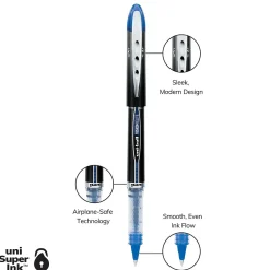 Pens|uni-ball Vision Elite Rollerball Pens, Micro Point, Assorted Colors Ink, 8 Pack (58092)