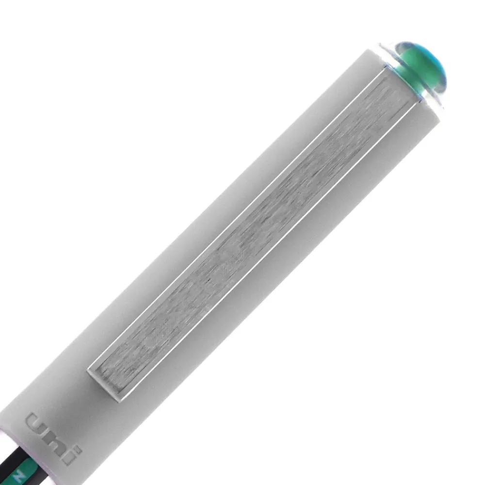 Pens|uni-ball Vision Roller Ball Pen, Fine Point, 0.7mm, Green Ink, 12/Pack (60386)