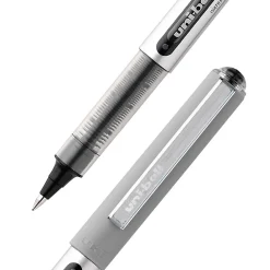 Pens|uni-ball Vision Rollerball Pens, Fine Point, 0.7mm, Black Ink, Dozen (60126)