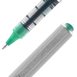 Pens|uni-ball uniball Vision Rollerball Pens, Fine Point, 0.7mm, Green Ink (60386)