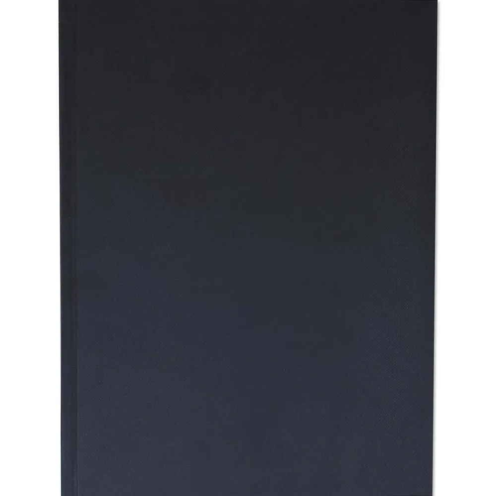 Subject Notebooks|Universal Casebound Hardcover Notebook, Black Linen, 1-Subjects, 10 1/4 x 7 5/8, Each (66353)