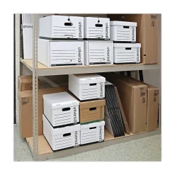 File Storage|Universal File Box, Letter/Legal Size, White, 12/Carton (UNV85700)