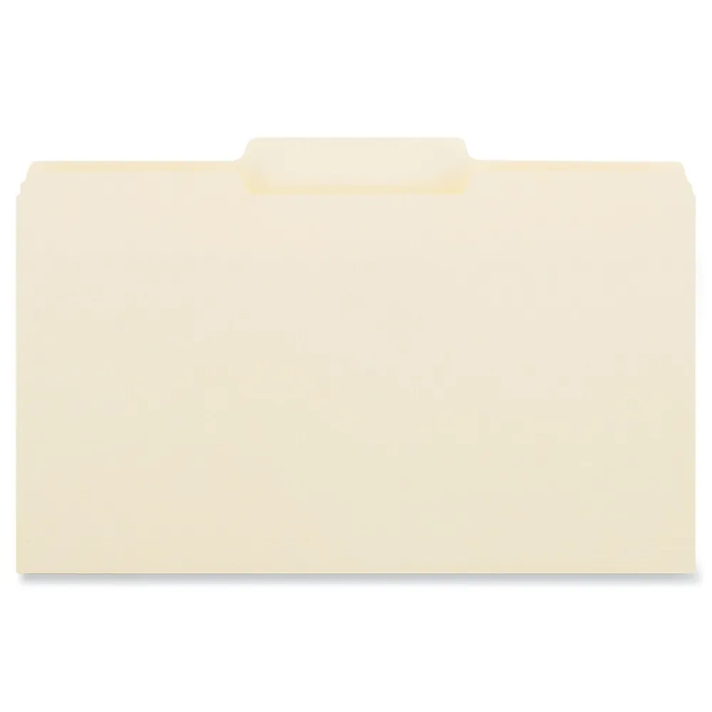 File Folders|Universal File Folder, Legal Size, Manila, 100/Box (UNV15122)