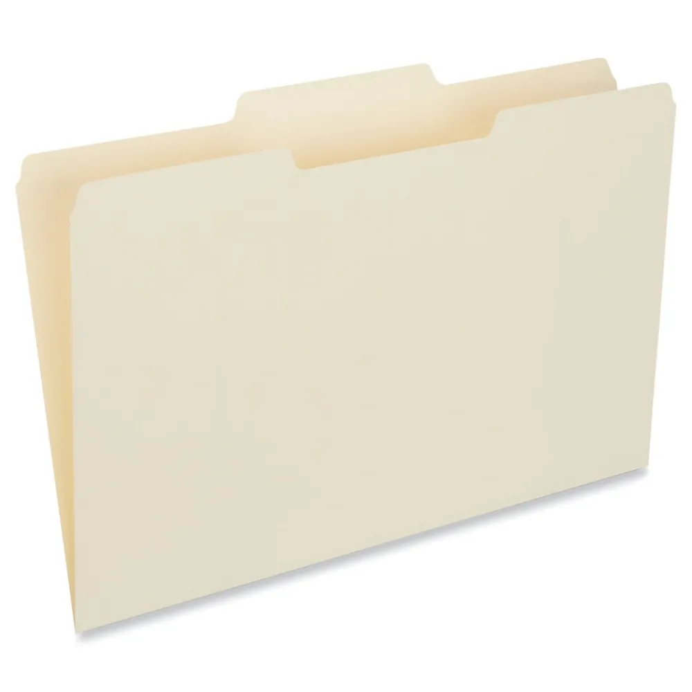 File Folders|Universal File Folder, Legal Size, Manila, 100/Box (UNV15122)