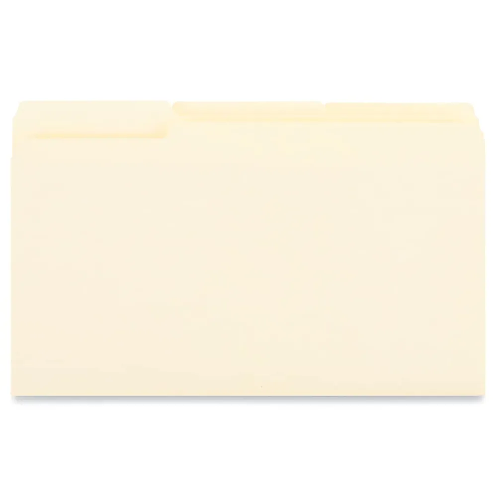 File Folders|Universal File Folder, Legal Size, Manila, 100/Box (UNV15213)