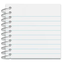 Notepads|Universal Side Wirebound Memo Books, 5