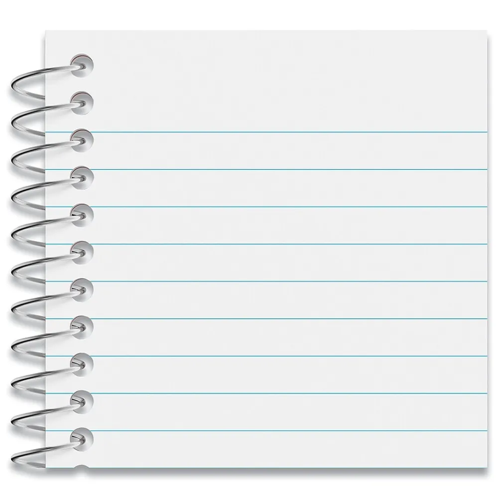 Notepads|Universal Side Wirebound Memo Books, 5" x 3", Narrow Ruled, 50 Sheets/Pad, 12/Pack (UNV20453)