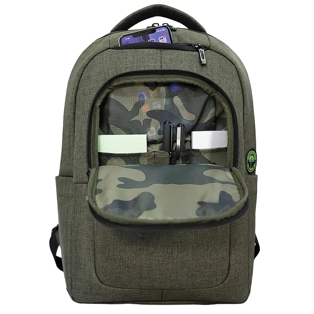 Laptop Bags|Urban Factory CYCLEE City Edition 15.6" Laptop Backpack, Khaki (ECB35UF)