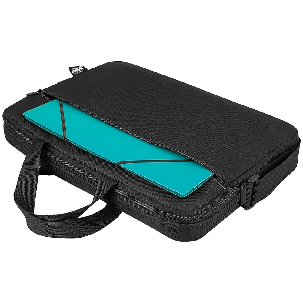 Laptop Bags|Urban Factory NYLEE 15.6" Polyester Water Resistant Laptop Bag, Black (UBFTLS15UF)